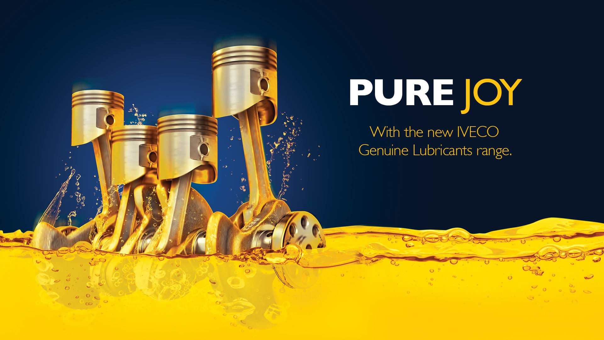 Iveco and Shell digital banner design called 'Pure Joy'