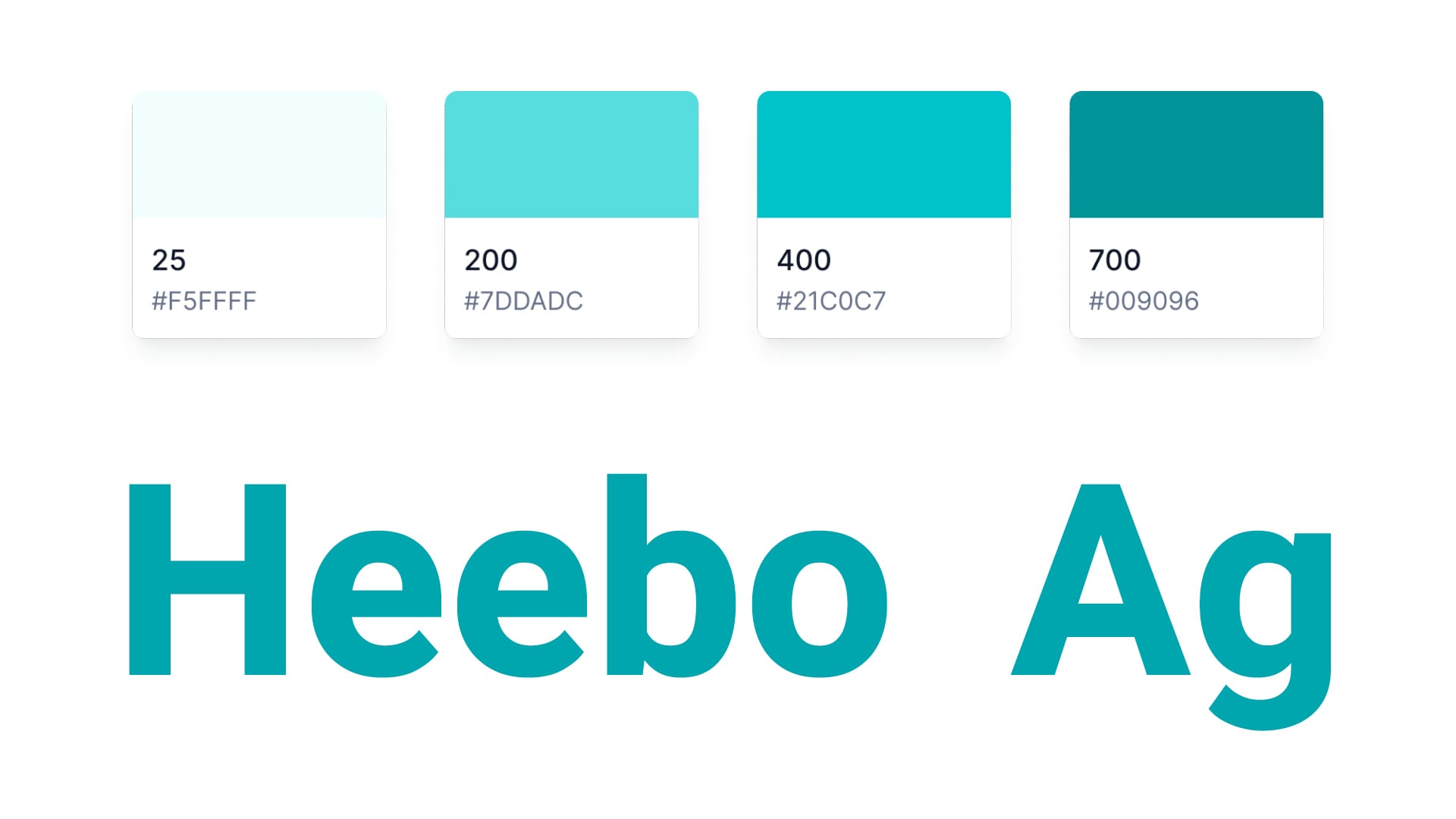 Colours and type for buildAI branding